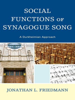 cover image of Social Functions of Synagogue Song